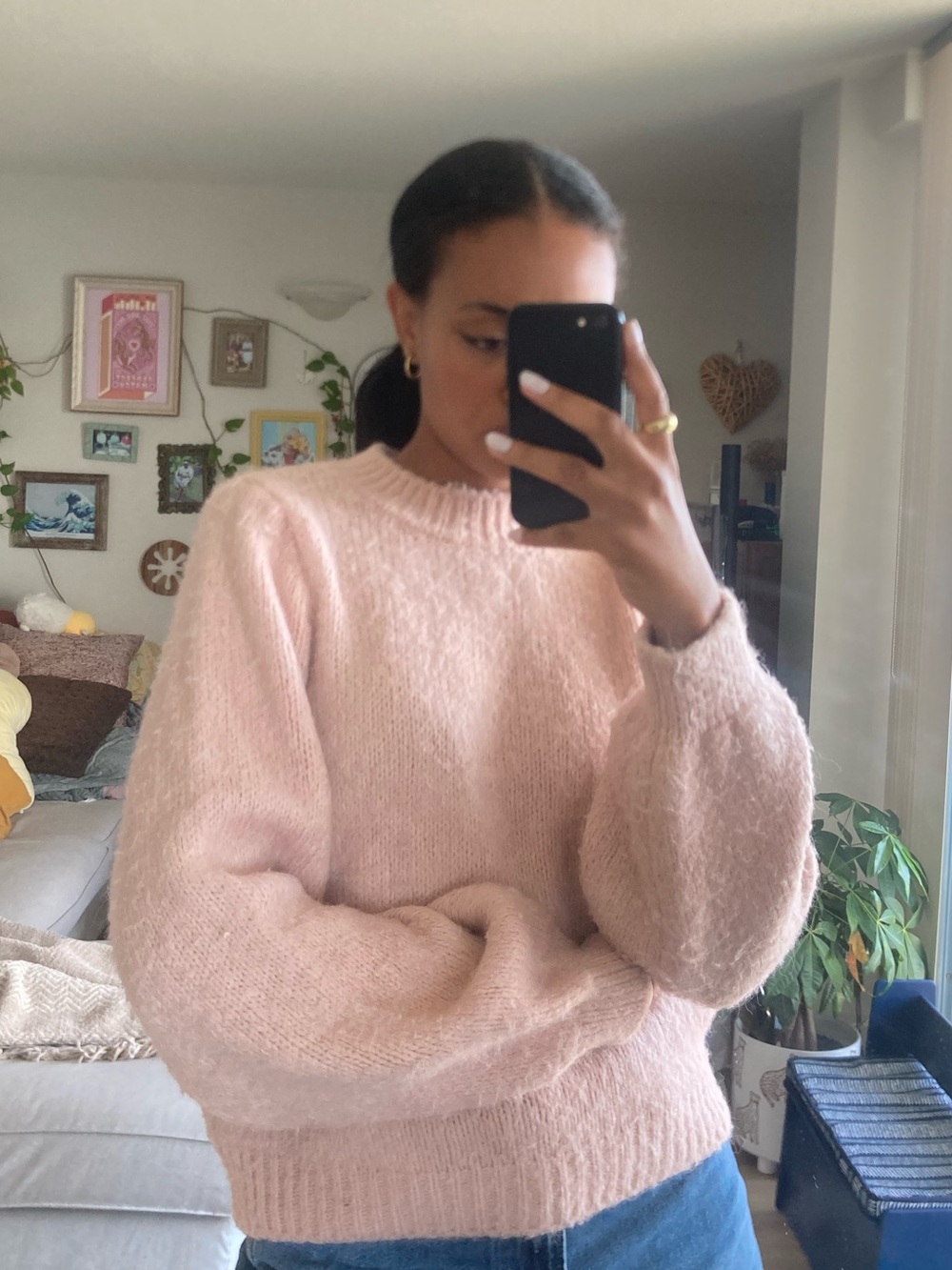 Vero Moda Pink Soft Knitted Sweated